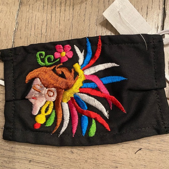 Other - Artisan embroidered face covering Indian style